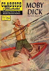 the Moby Dick comic book from Gilberton Publng