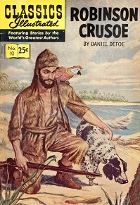 the Robinson Crusoe comic book from Gilberton Publng