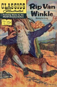 the Rip Van Winkle/Headless Horseman comic book from Gilberton Publng