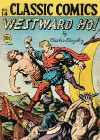 early cover for the Westward Ho! comic book from Gilberton Publng